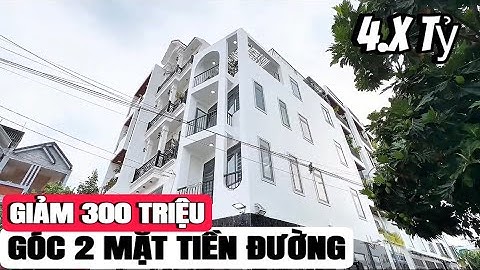 Bán nhà Quận 12 | Giảm giá sâu bán lỗ nhà xây mới 2 mặt tiền đường thông  kinh doanh,mở cty..