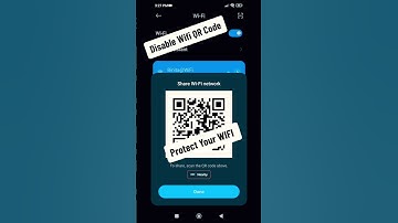 How To Disable Your Wifi Qr Code In Two Easy Steps #techzone. Turn off wifi password #qrcode #shorts