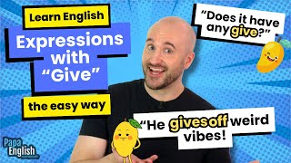 The WEIRD ways we use "GIVE" in English! - English grammar lesson (With PDF worksheet!)