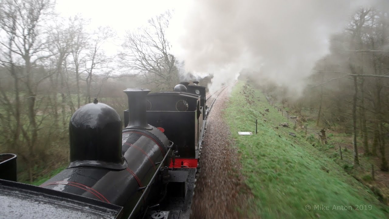 Onboard the LSWR cavalcade from Sheffield Park to Horsted Keynes, Fri 15 Mar 19