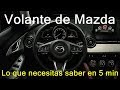 Volante de Mazda; Funciones de todas sus teclas.