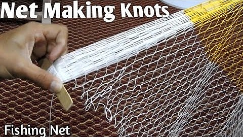 net making knots | fishing net making | cast net making