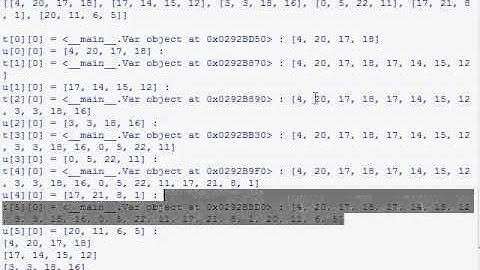 Python Object List (alt)