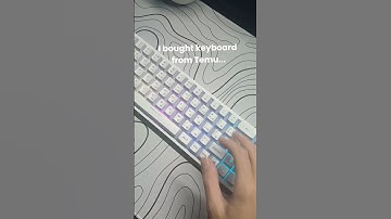 I bought this keyboard from Temu 😭 #shorts #temu #keyboard