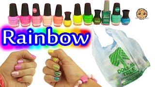 Dollar Tree Store Rainbow of Colors Nail Polish Haul + Swatch Video Vlog screenshot 5