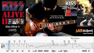 Kiss I Want You Paul Stanley Ace Frehley Guitar Solo With Tab