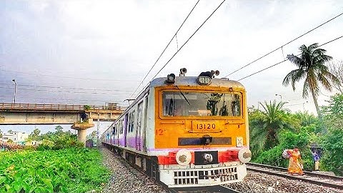 EMU Local Train Dangerous & Furious Skipped At Railgate