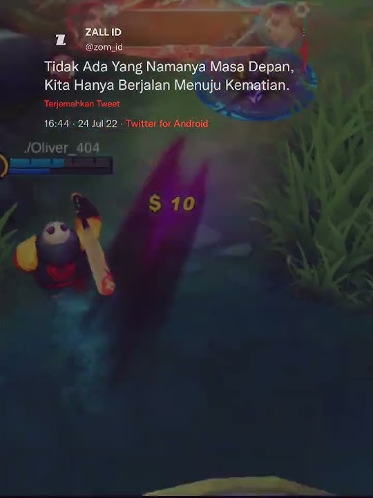 STORY WA ML | TIDAK ADA YANG NAMANYA MASA DEPAN, KITA HANYA BERJALAN MENUJU KEMATIAN #SHORT #MLBB