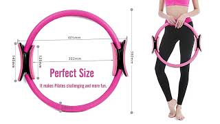 New Wave Stretch Exercise Double Handle Fitness Circle for Yoga Pilates Circle