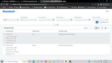 Demo for SAP fiori Elements application.