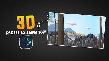 3D Parallax Animation Tutorial