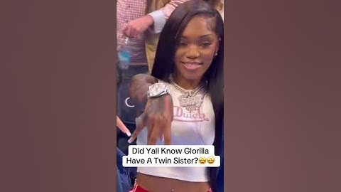 Thumbnail of Glorilla has a Evil Twin Sister 😈😆