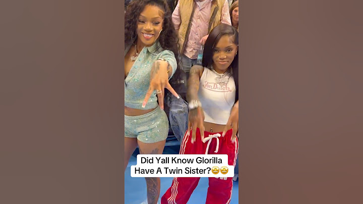 Glorilla has a Evil Twin Sister 😈😆