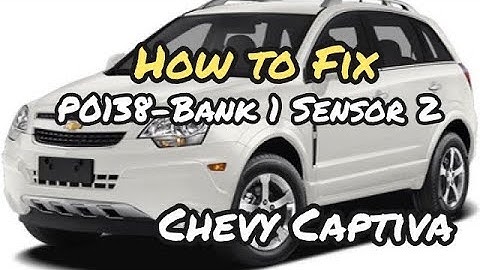 How to Replace Oxygen Sensor on a 2012 Chevy Captiva P0138  Bank 1 Sensor 2