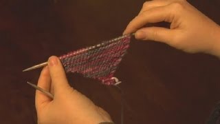 How to Knit a Diagonal Scarf : Knitting a Scarf