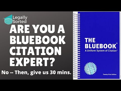 Harvard Bluebook Citation 21st Edition | Citation and Referencing | Legally Sorted