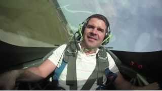 RTE Sports Darren Frehill Aerobatic Flight in Budapest