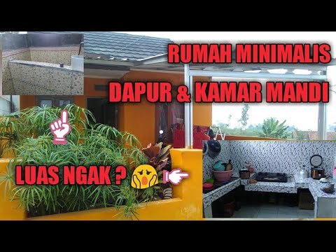 RENOVASI RUMAH  KECIL JADI LUAS DAPUR  DAN KAMAR  MANDI DI  