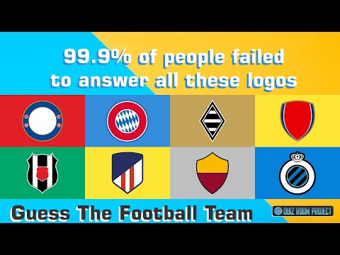 Guess The Football Club  Football Team Logo Quiz ⚽️❤️ #QuizABC 