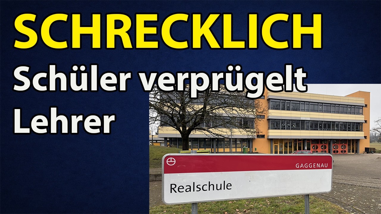 Schüler verprügelt Lehrer an Realschule. Immer mehr Gewalt an Schulen