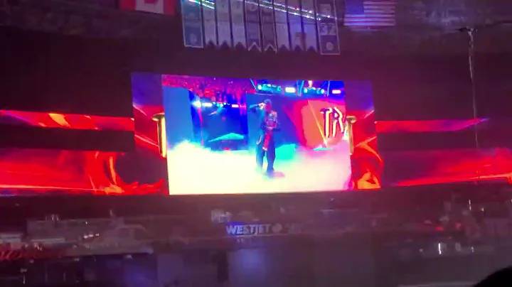 WWE Elimination Chamber 2025 Travis Scott & The Final Boss The Rock Entrance 