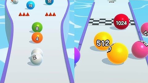 Ball Run 2048 🎱😷 - All Levels Gameplays  Android, iOS part 63