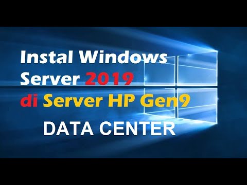 Cara Instal Windows Server 2019 menggunakan FlashDisk di Server HP G9 - Raid 1