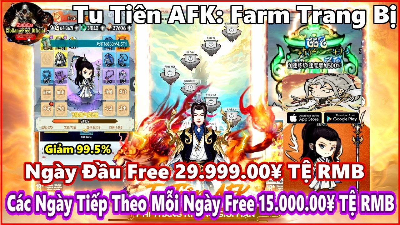 Ultimate Secret Manual | Free 29999¥ +15000¥ TỆ RMB Mỗi Ngày |+CODE| Gameplay TuTien X7GAME #4270