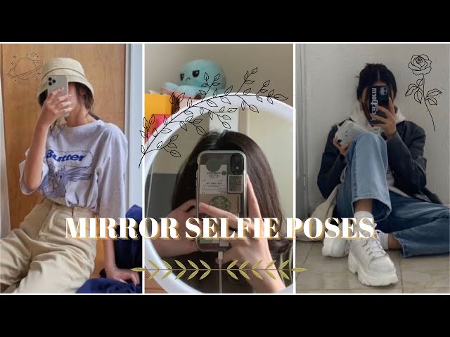aesthetic poses for mirror selfies🤳🏼🪞 #bestposes #howtopose #poseid... |  TikTok