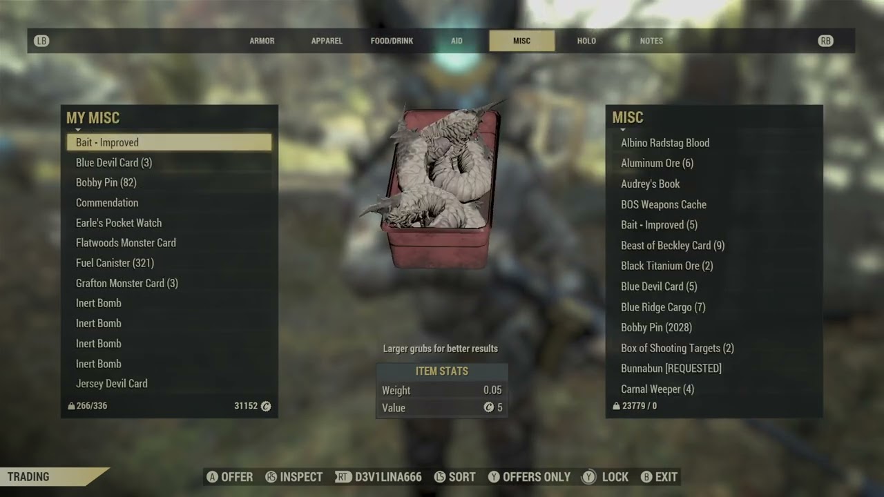 Another fallout 76 scammer