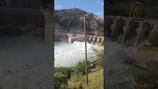 The Majestic Flow of Dam Water 🌊 | Nature’s Raw Power #nature #love #amazing