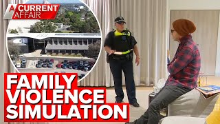 Inside the simulation centre helping police combat domestic violence | A Current Affair