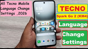 Tecno Spark Go 2 (KM4) Language Change Kaise kare! How To Language Change Tecno Mobile Android 15 .