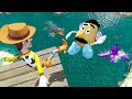 Gta 5 water ragdolls woody vs buzz vs potato head vs octopus jumps fails ep35  euphoria physics 