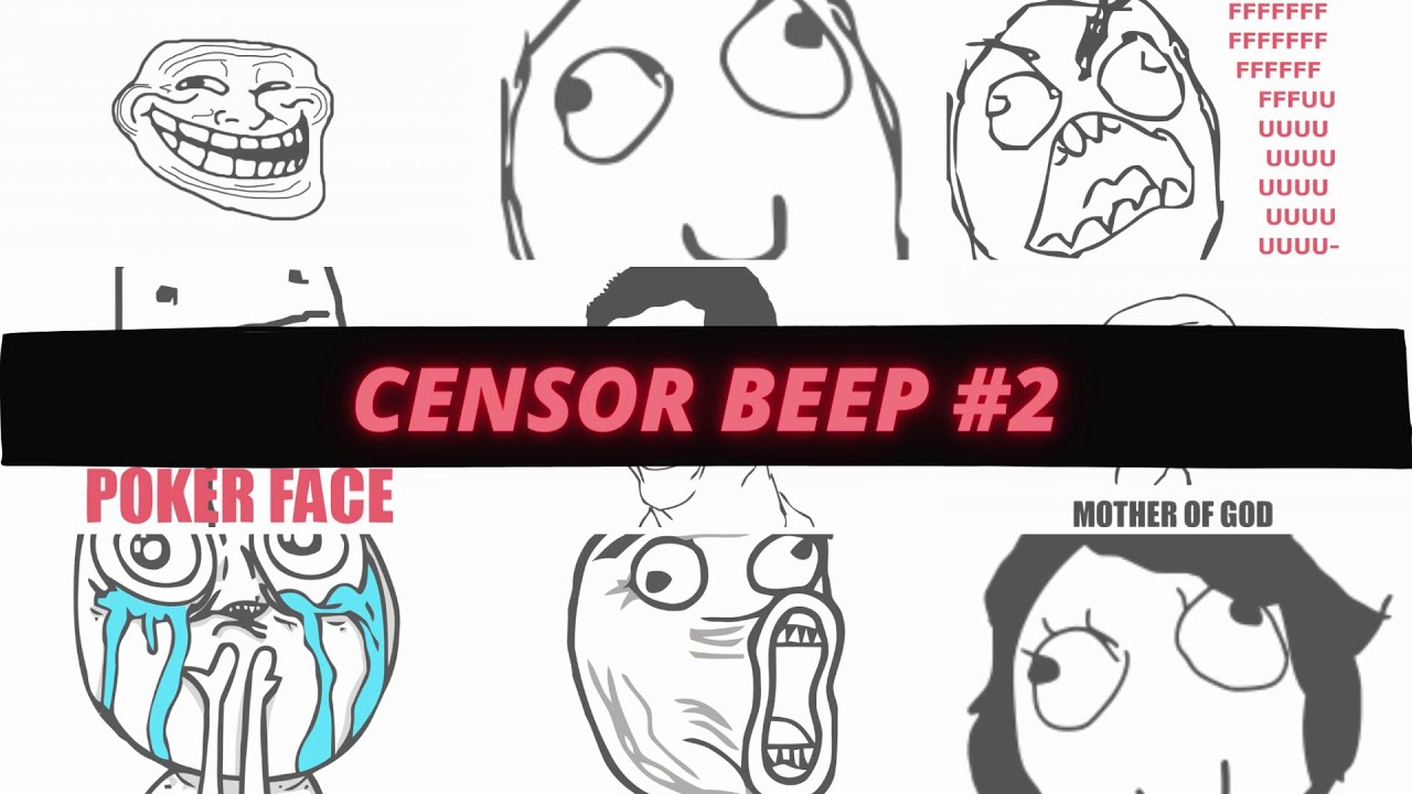 CENSOR BEEP 2 MEME SOUND EFFECT FUNNY SFX HD YouTube