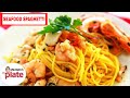 AWESOME SEAFOOD SPAGHETTI RECIPE | Italian Seafood Pasta Recipe