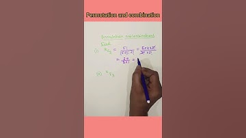 PERMUTATION AND COMBINATION || CLASS 12#maths#shortsvideo