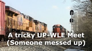 3 trains and 2 tracks: A problem on the Toledo District