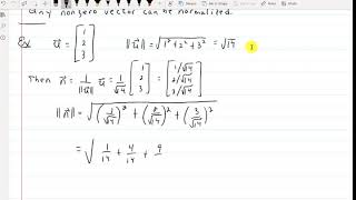 Orthogonal sets pt2