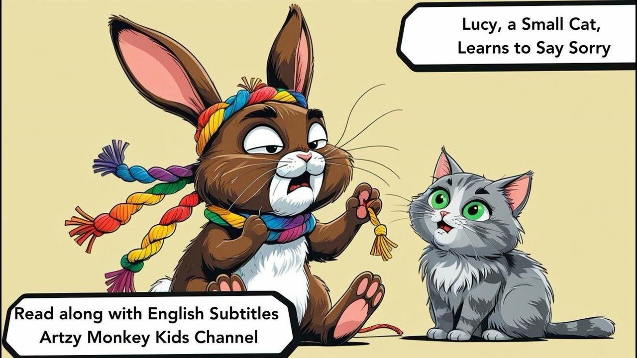 Lucy the Cat | Kids Story About Feelings, Apologizing & Friendship