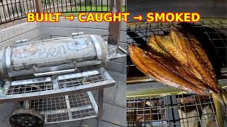 I Built a Smoker from Scrap… Then Caught My Own Dinner