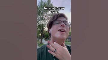 This is how to identify tension in your larynx #singer #music #voicelessons #singinglessons #singing