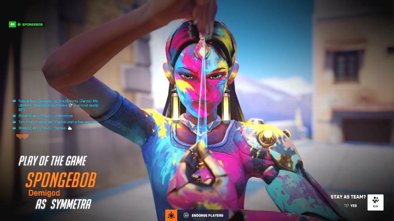 Overwatch 2 Sym POTG team kill - YouTube