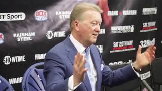 GERVONTA DAVIS v LIAM WALSH - **FULL \& UNCUT** POST FIGHT PRESSS CONFERENCE W\/ FRANK WARREN