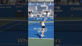 Why do players grunt in tennis? Believe it or not, there’s actually a good reason #tenniscoach