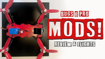 MJX RC Bugs Pro - NEW MODS! - Firefly Cam, Review, Flights, Pros & Cons