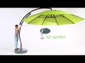 Sun Garden - Easy Sun Parasol set up & cover