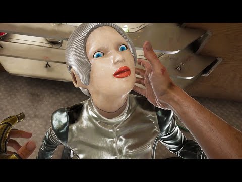 Broken Female Robot Girlfriend Scene - Atomic Heart 2023