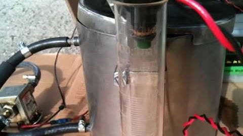 First test run for a DIY fuel injector flow bench