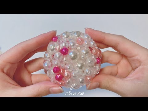 【ASMR】🌷大粒パールスライム🌷|Pearl Beads Slime|音フェチ